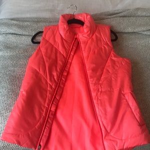 Neon Gap puffy vest